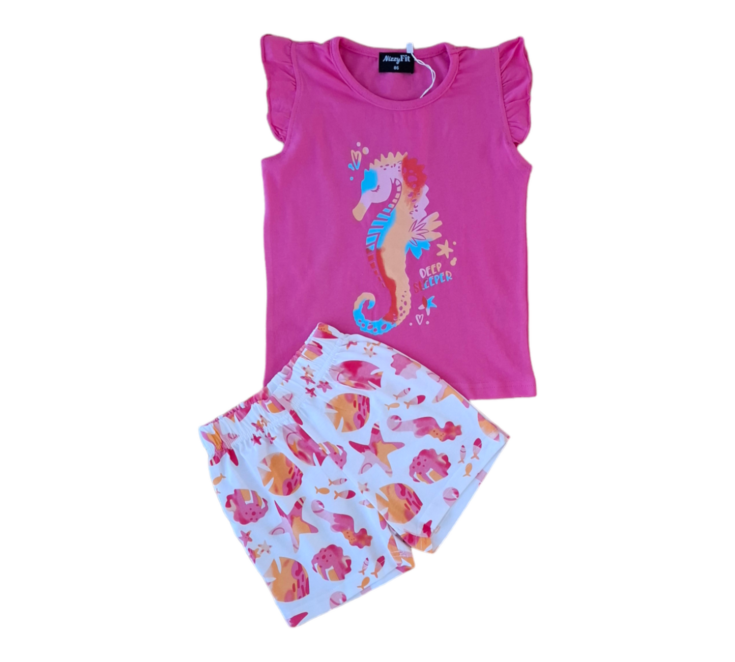 NizzyFit girl seahorse set 86-104
