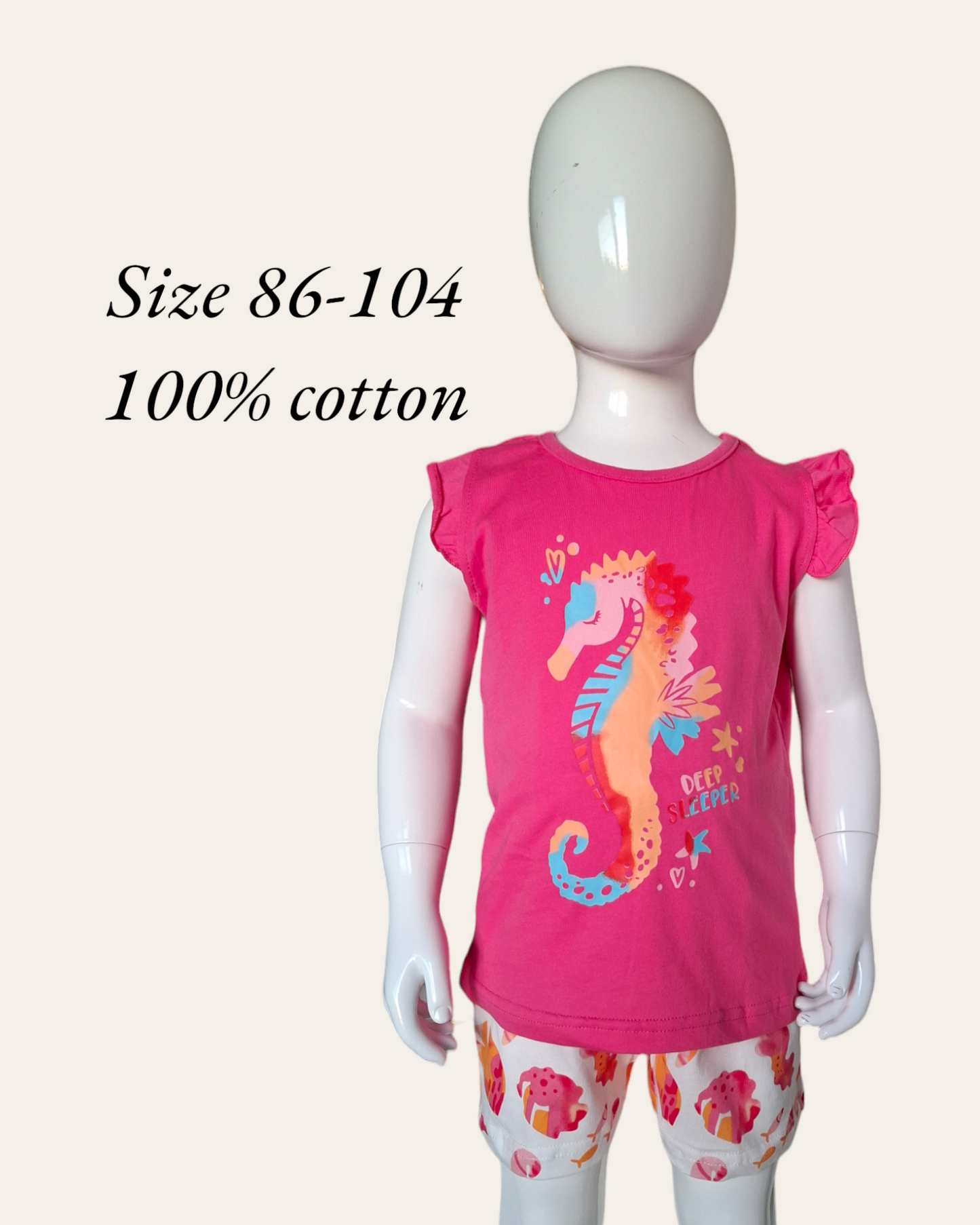 NizzyFit girl seahorse set 86-104