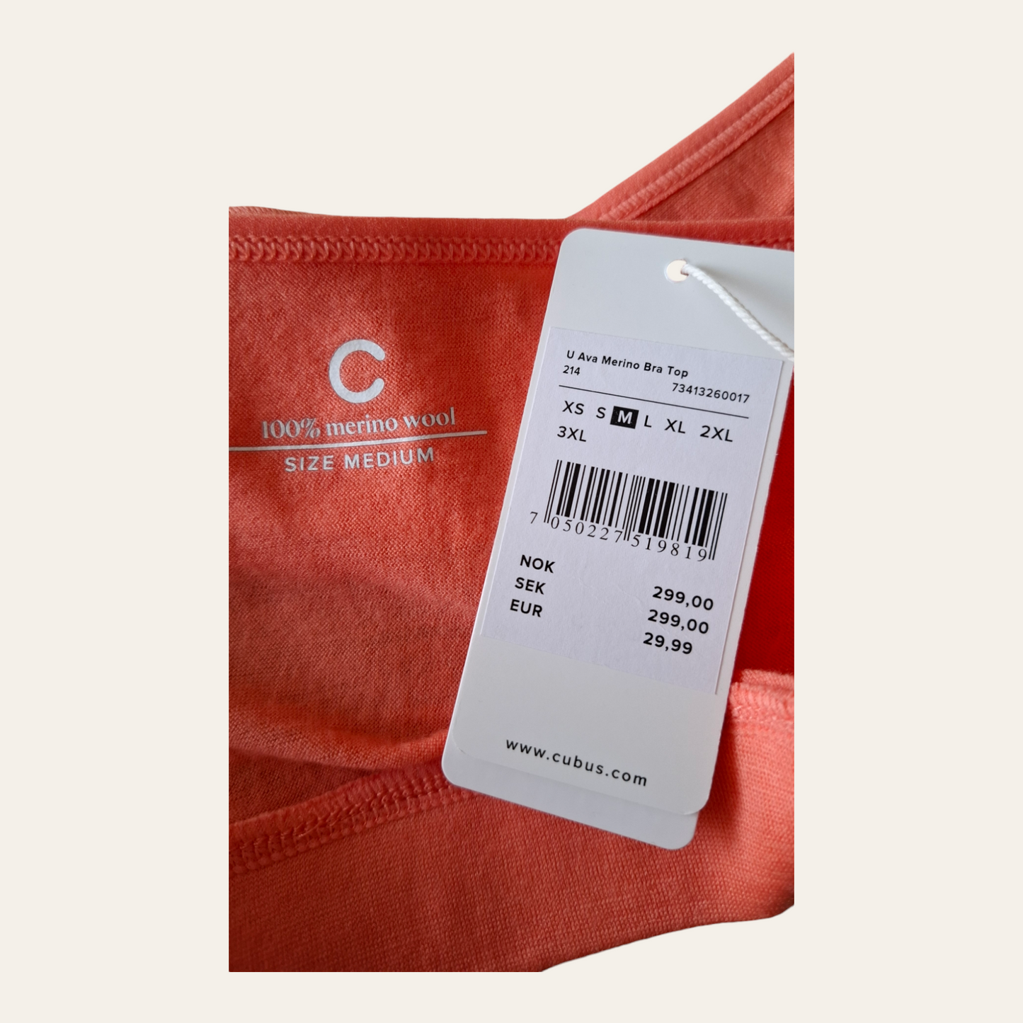 Cubus merino wool top and short