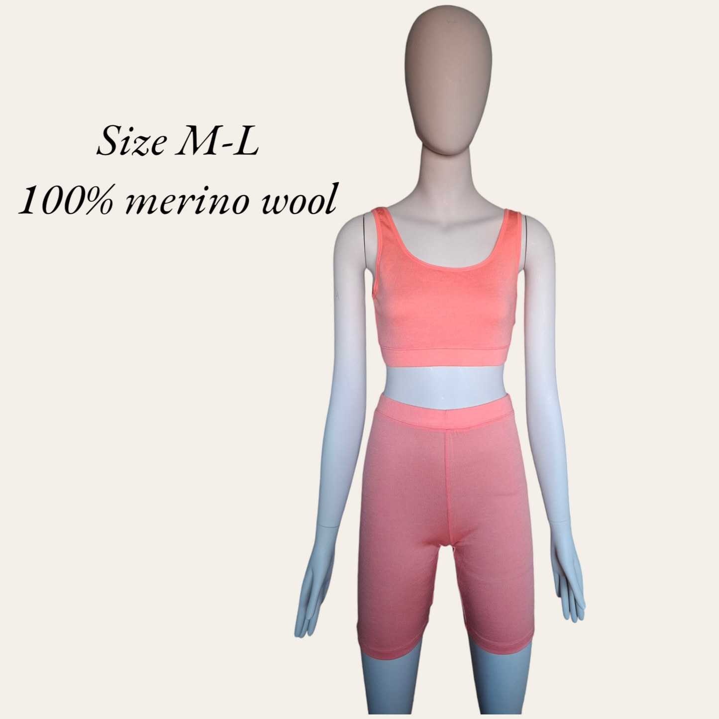 Cubus merino wool top and short