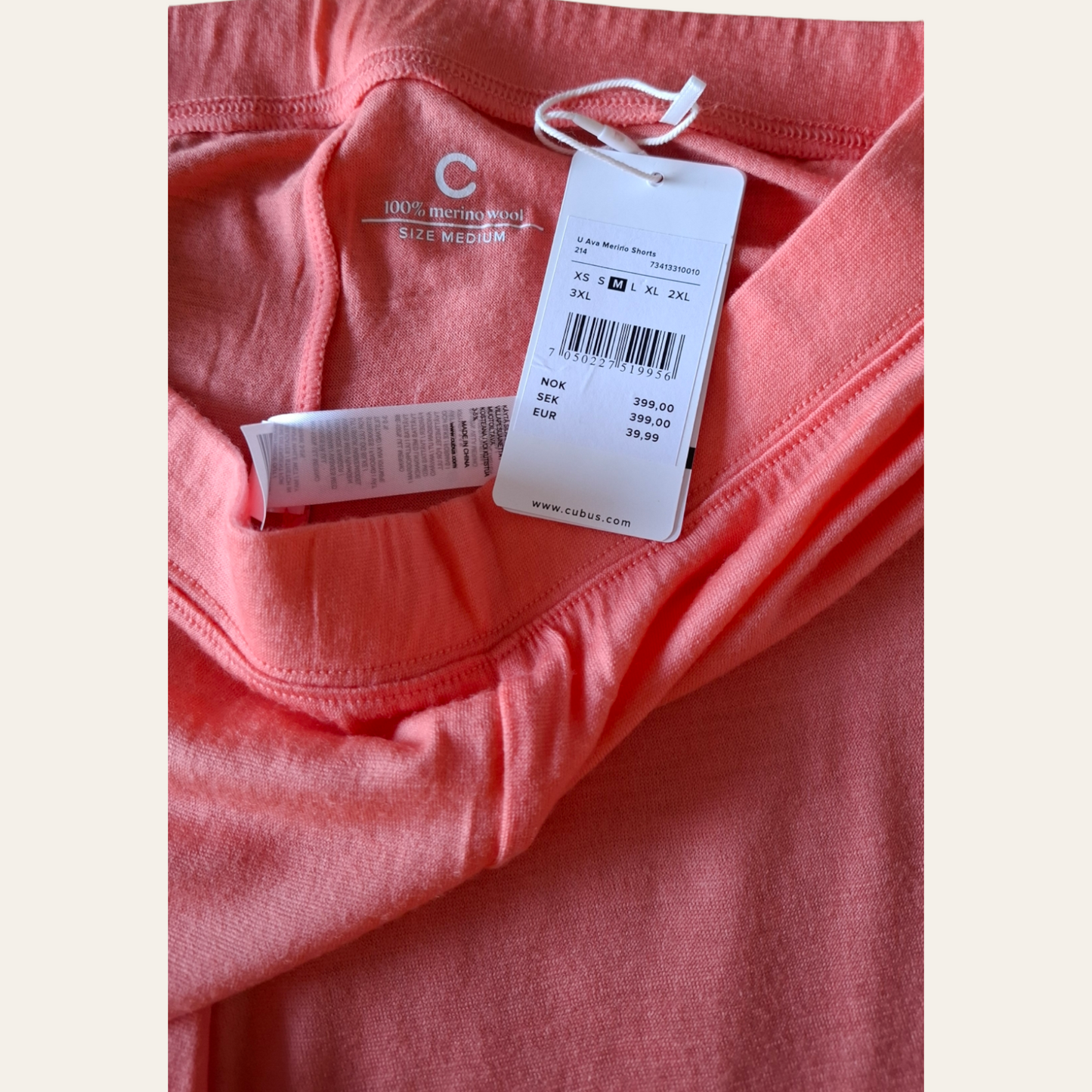 Cubus merino wool top and short