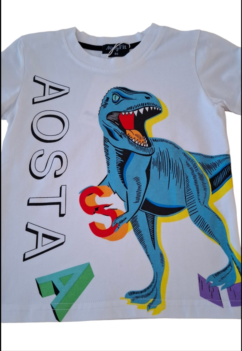 NizzyFit dinosaur t-shirt