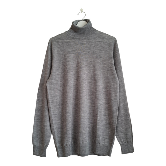 Merino wool turtleneck shirt 